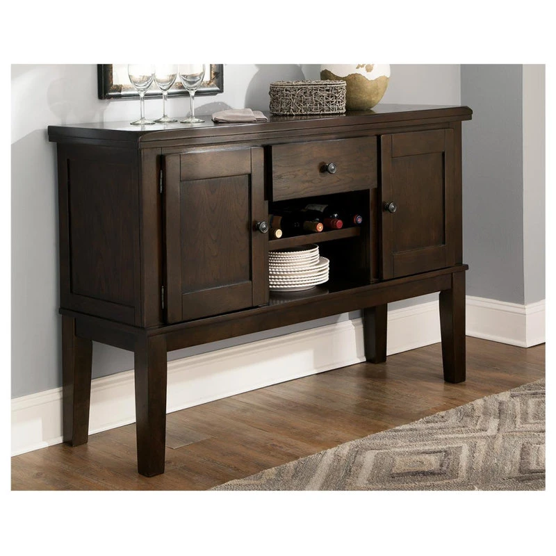 Ashley Furniture Industries Haddigan Dining Room Server, Casual Style, Dark Brown 2 Ashley Furniture Industries Haddigan Dining Room Server, Casual Style, Dark Brown - Image 2