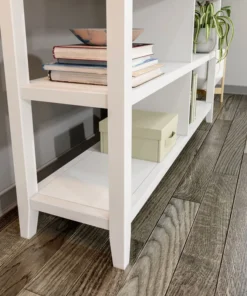 NewRidge Home Goods Edenton Wood Low Bookshelf - Console Table With 2 Shelves -Palace-shop 04d11fa5010102ec 1212 w800 h800 b0 p0