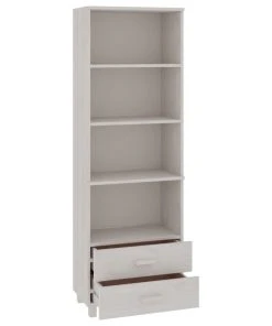 Vida XL International B.V. VidaXL Solid Wood Pine Highboard White Wooden Storage Book Cabinet Furniture -Palace-shop 064187e703031d23 4058 w800 h800 b1 p0