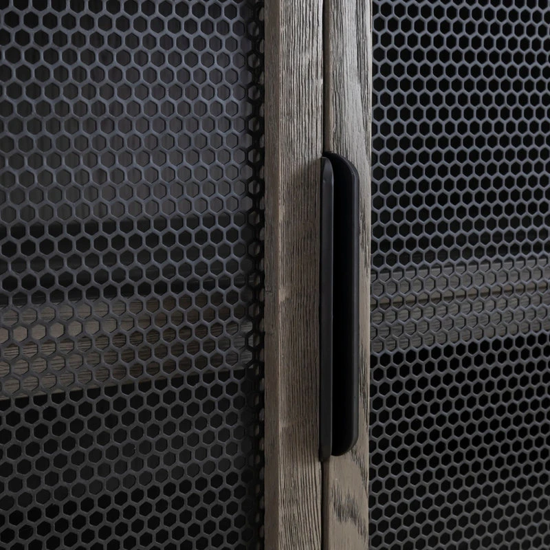 Mandalay Home Furnishings, Inc. Brisbane 2-Door Cabinet Gray Oak 4 Mandalay Home Furnishings, Inc. Brisbane 2-Door Cabinet Gray Oak - Image 4