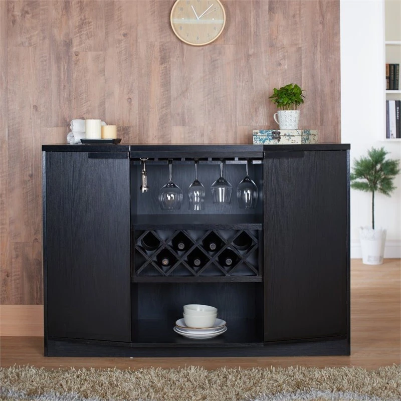 Furniture Of America E-Commerce By Enitial Lab Furniture Of America Bruno Contemporary Wood Multi-Storage Buffet In Black 2 Furniture Of America E-Commerce By Enitial Lab Furniture Of America Bruno Contemporary Wood Multi-Storage Buffet In Black - Image 2