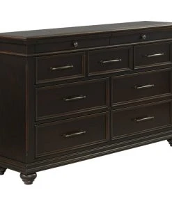 Picket House Brooks 9 Drawer Dresser, Black