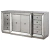 Best Master Furniture Jameson Silver Antique Mirrored Side Board
