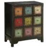 Coast To Coast Imports, LLC 3-Drawer Chest, Conde Weathered Multicolor