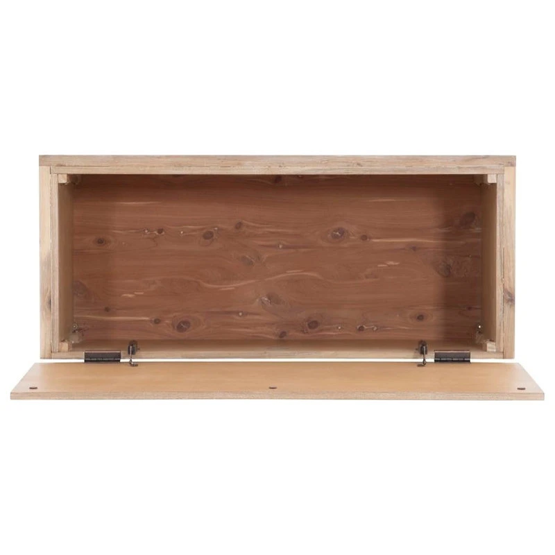 Linon Home Decor Products Linon Whitehurst Wood Cedar Chest In Natural 4 Linon Home Decor Products Linon Whitehurst Wood Cedar Chest In Natural - Image 4