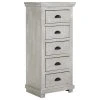 Progressive Furniture Willow Lingerie Chest, Gray Chalk