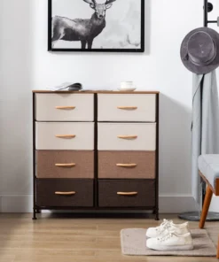 Duhome Elegant Lifestyle 8 Fabric Drawers Steel Frame Double Dresser, Mixed Color 9 Duhome Elegant Lifestyle 8 Fabric Drawers Steel Frame Double Dresser, Mixed Color -Palace-shop 0c81fa9400658d4b 8624 w800 h800 b0 p0