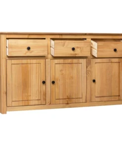 Vida XL International B.V. VidaXL Solid Wood Pine Sideboard Panama Range Storage Cabinet Chest Furniture -Palace-shop 0da14ae3009b70c6 5060 w800 h800 b1 p0