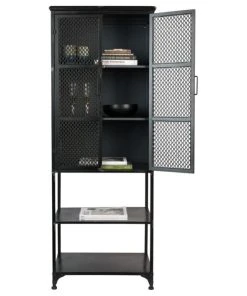 Tall Metal China Cabinet | Dutchbone Denver -Palace-shop 1021730d01bbbc0d 5666 w800 h800 b1 p0