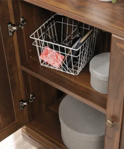 Sauder Misc Storage 3-Shelf 2-Door Tall Wood Bookcase In Grand Walnut -Palace-shop 114100b10e67e84e 4176 w800 h800 b0 p0