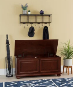 Linon Home Decor Products Linon Chadwick Wood Cedar Chest In Cherry 8 Linon Home Decor Products Linon Chadwick Wood Cedar Chest In Cherry -Palace-shop 12312a5f0350d43e 1965 w800 h800 b0 p0