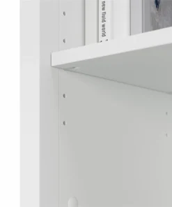 Bush Business Furniture Salinas Tall 5 Shelf Bookcase Set Of 2 In White/Shiplap Gray - Engineered Wood -Palace-shop 12a12e5b0fc1f5a2 6024 w800 h800 b0 p0