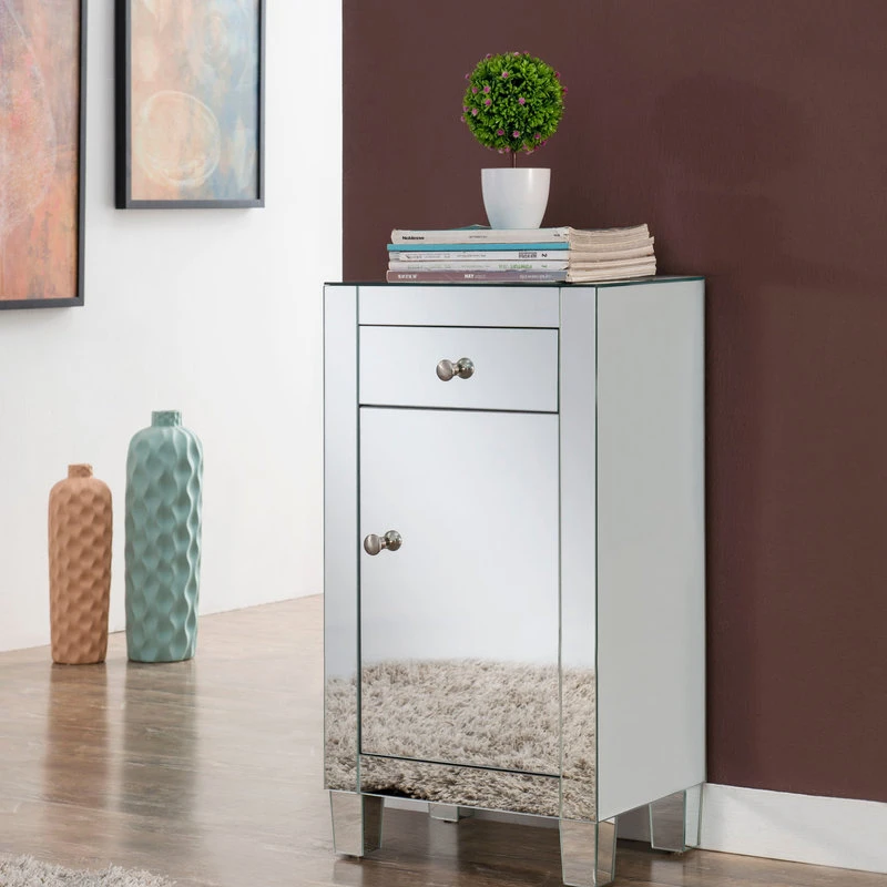 Elegant Furniture & Lighting 1 Drawer 1 Door Cabinet 4 Elegant Furniture & Lighting 1 Drawer 1 Door Cabinet - Image 4