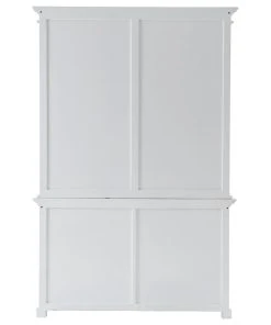 NovaSolo Furniture NovaSolo Halifax Mahogany Wood Buffet Hutch Unit With 6 Shelves In White -Palace-shop 13d17b330f8ea201 3194 w800 h800 b1 p0