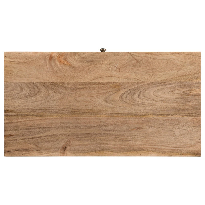 GDFStudio Poppy Mid-Century Modern Handcrafted Mango Wood 3 Drawer Chest 8 GDFStudio Poppy Mid-Century Modern Handcrafted Mango Wood 3 Drawer Chest - Image 8