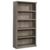 Sauder Misc Storage 5-Shelf Tall Wood Bookcase In Mystic Oak