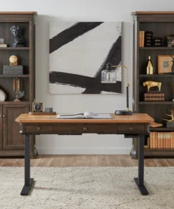 Martin Furniture Executive Open Bookcase, Fully Assembled, Brown -Palace-shop 1601c408015dccea 7489 w800 h800 b0 p0