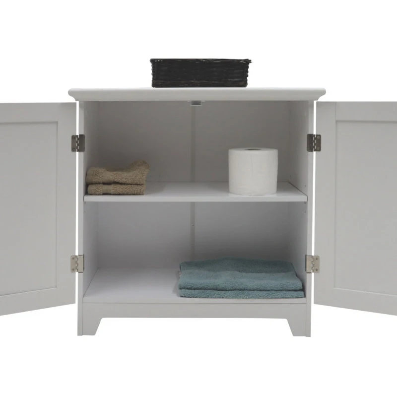 W. C. Redmon Co Shaker Style Double Door Cabinet, White 3 W. C. Redmon Co Shaker Style Double Door Cabinet, White - Image 3