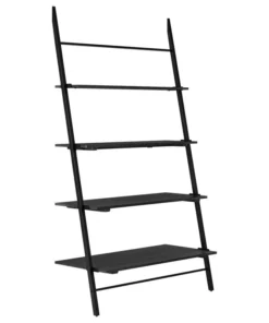 Madeleine Home Inc. Lasalle Ladder Shelf, Black