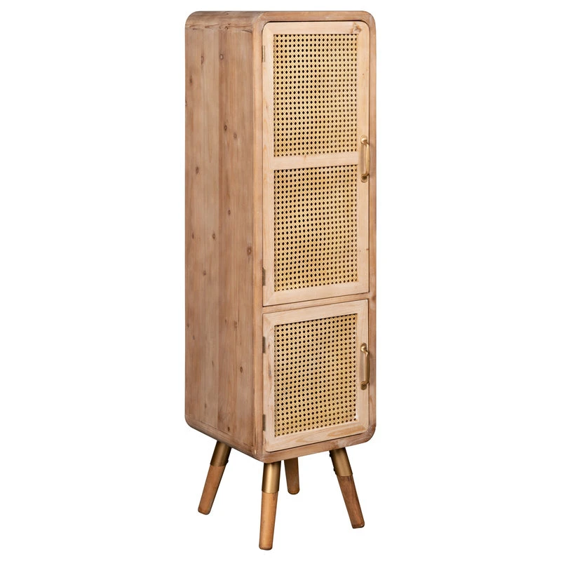Statements By J Shia Tall Cane Accent Cabinet 1 Statements By J Shia Tall Cane Accent Cabinet