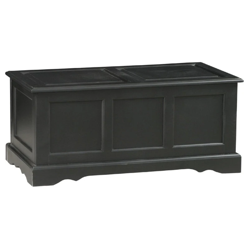 Carolina Classics Camden Blanket Chest, Antique Black 1 Carolina Classics Camden Blanket Chest, Antique Black