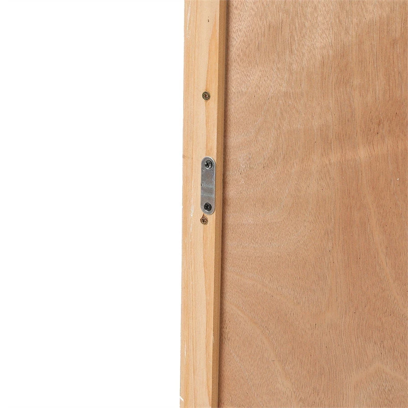 Luxen Home LuxenHome Farmhouse White Wood 2-Door Accent Storage Cabinet 3 Luxen Home LuxenHome Farmhouse White Wood 2-Door Accent Storage Cabinet - Image 3