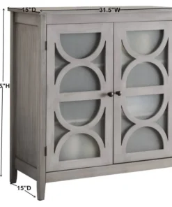Pilaster Designs Pasco 2 Door Entryway Accent Display Cabinet With Storage Shelves & Glass Doors -Palace-shop 1c8129010e28cc87 6861 w800 h800 b1 p0