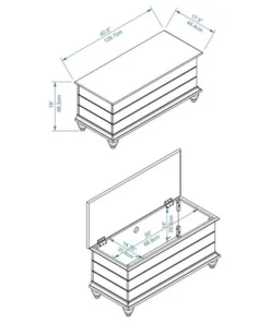 Linon Home Decor Products Linon Whitehurst Wood Cedar Chest In Natural 9 Linon Home Decor Products Linon Whitehurst Wood Cedar Chest In Natural -Palace-shop 1e31f8fc0fd1b579 0859 w800 h800 b1 p0