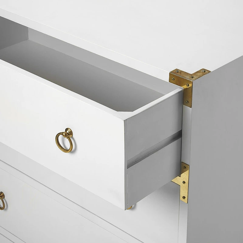 Butler Specialty Company Butler Forster Glossy White Chest 4 Butler Specialty Company Butler Forster Glossy White Chest - Image 4