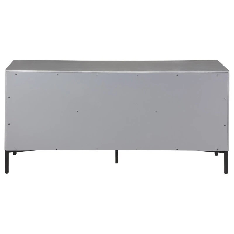 Meridian Furniture Glitz Antique Silver, Matte Black Sideboard/Buffet 6 Meridian Furniture Glitz Antique Silver, Matte Black Sideboard/Buffet - Image 6