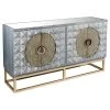 Statements By J Zelda Gray Studded Sideboard With Gold Legs