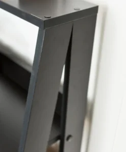 Walker Edison 55" Wood Ladder Bookshelf, Black -Palace-shop 22c152c80cd1bee3 9497 w800 h800 b0 p0