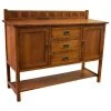 Crafters And Weavers Mission Turner Sideboard With 3 Drawers And 2 Doors, Michael's Cherry (MC-A)