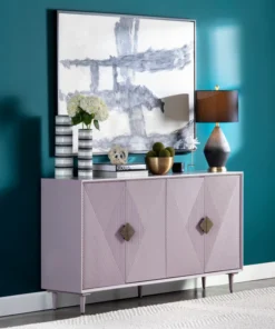 Crestview Collection Arvada 4 Door Sideboard, Lilac -Palace-shop 23112351037283b7 6974 w800 h800 b0 p0
