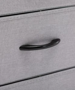 Duhome Elegant Lifestyle 6 Fabric Drawers Steel Frame Double Dresser, Grey -Palace-shop 2311c935006587d0 8572 w800 h800 b0 p0