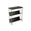 Flash Furniture Highwood Collection Dark Ash Wood Grain Finish Bookshelf With Glass Frame