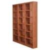 Concepts In Wood Traditional 84" Tall 18-Shelf Triple Wide Wood Bookcase In Dry Oak