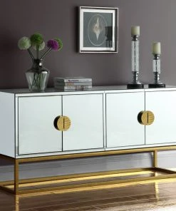 Meridian Furniture Marbella Sideboard/Buffet, Gold Base/Handles -Palace-shop 24616a1a02740c9c 6427 w800 h800 b0 p0