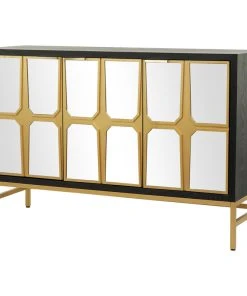 Brimfield & May Glam Black Wood Cabinet 561990