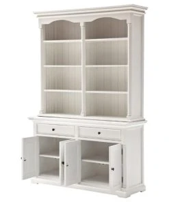 NovaSolo Furniture NovaSolo Provence Storage Cabinet With Hutch In Pure White 7 NovaSolo Furniture NovaSolo Provence Storage Cabinet With Hutch In Pure White -Palace-shop 2501b79d0c1934b0 7483 w800 h800 b1 p0