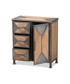 Baxton Studio Rossamon Modern Farmhouse Metal And Wood 3-Drawer Accent Cabinet 7 Baxton Studio Rossamon Modern Farmhouse Metal And Wood 3-Drawer Accent Cabinet -Palace-shop 27312e0800a43065 4936 w800 h800 b1 p0