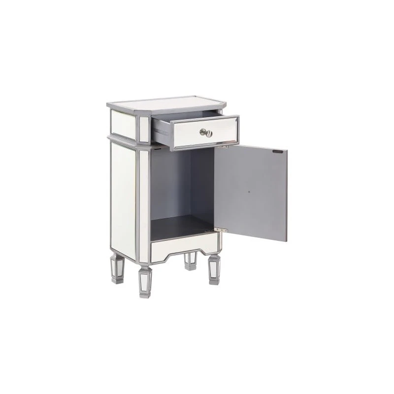 Elegant Furniture & Lighting Chamberlan Clear Mirror Cabinet 3 Elegant Furniture & Lighting Chamberlan Clear Mirror Cabinet - Image 3