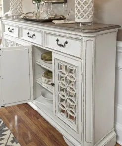 Liberty Furniture Industries, Inc Magnolia Manor White Hall Buffet -Palace-shop 284140010efeb822 4442 w800 h800 b0 p0