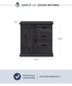 Belleze Buffet Table With Sliding Barn Door, Three Drawers & Two Shelves, Rustic Gray 11 Belleze Buffet Table With Sliding Barn Door, Three Drawers & Two Shelves, Rustic Gray -Palace-shop 2841f1b102a30d3a 7450 w800 h800 b1 p0