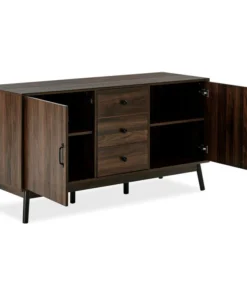 Belleze Sideboard Buffet TV Stand Storage Entertainment Center, Dark Walnut, 57" 7 Belleze Sideboard Buffet TV Stand Storage Entertainment Center, Dark Walnut, 57" -Palace-shop 2971100002a842b8 3565 w800 h800 b1 p0