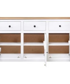 Vida XL International B.V. VidaXL Solid Wood Pine Sideboard White Panama Range Storage Cabinet Furniture 13 Vida XL International B.V. VidaXL Solid Wood Pine Sideboard White Panama Range Storage Cabinet Furniture -Palace-shop 2a51b299009b70b1 6368 w800 h800 b1 p0