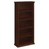 Bush Business Furniture Yorktown 5 Shelf Tall Bookcase In Antique Cherry - Engineered Wood