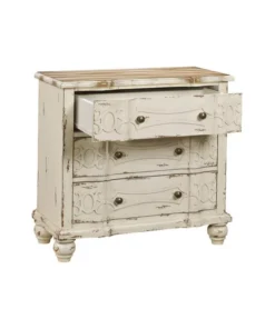 Home Fare HomeFare Ornate Overlay Three-Drawer Wood Chest In Weathered Yellow 7 Home Fare HomeFare Ornate Overlay Three-Drawer Wood Chest In Weathered Yellow -Palace-shop 2b912b3c0fd2bad8 6293 w800 h800 b1 p0