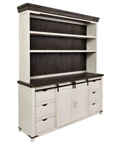 Jofran Madison County Hutch Server - Vintage White