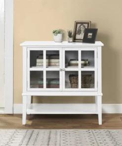 A Design Studio Primrose 2 Door Storage Cabinet, White 7 A Design Studio Primrose 2 Door Storage Cabinet, White -Palace-shop 2c6182c50babb3ff 4821 w800 h800 b0 p0